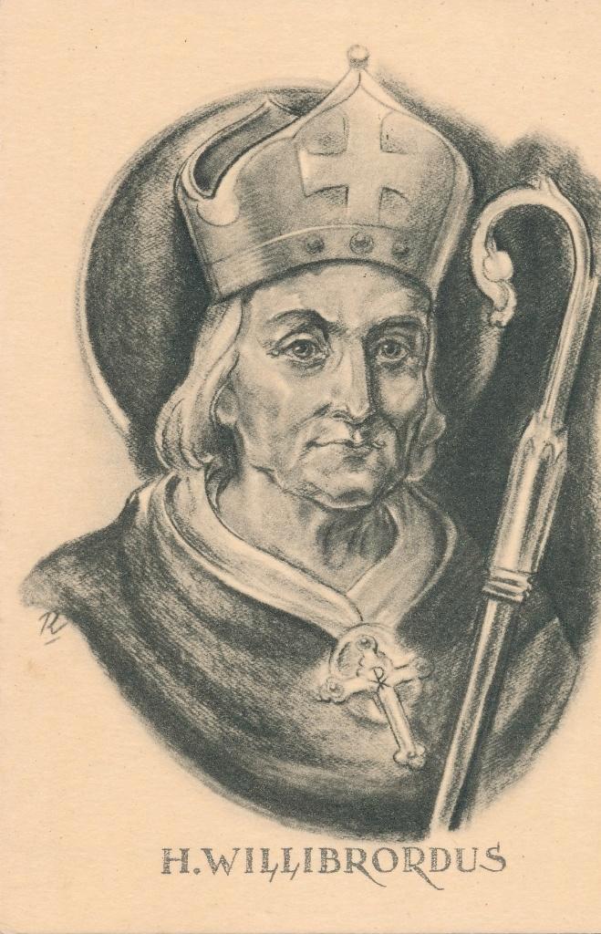 4 Mooie oude kaarten van H. Mannen, Verzamelen, Religie, Zo goed als nieuw, Christendom | Katholiek, Kaart of Prent, Ophalen of Verzenden