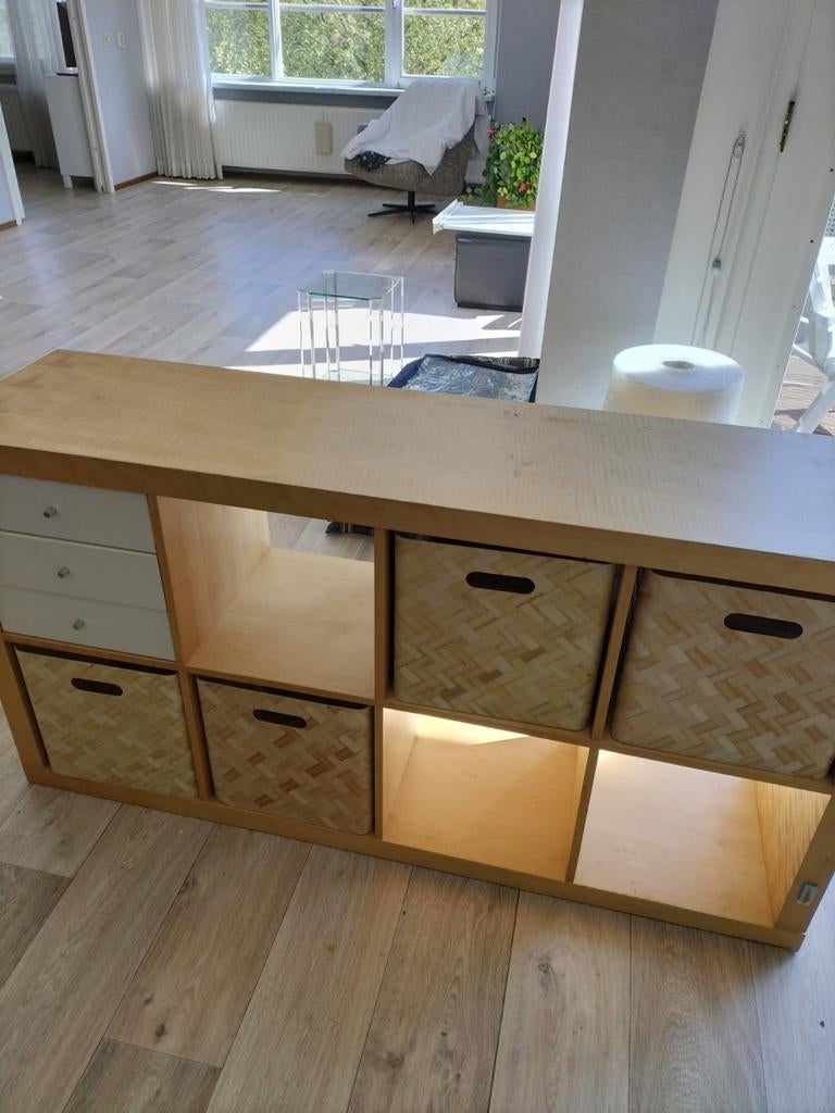 Vakkenkast met manden en laden - 150x80 cm, Ophalen