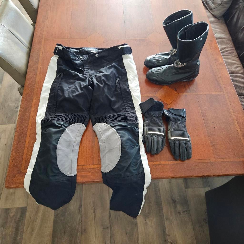 Broek , handschoenen , laarzen, Motoren, Ophalen, Tweedehands, Handschoenen