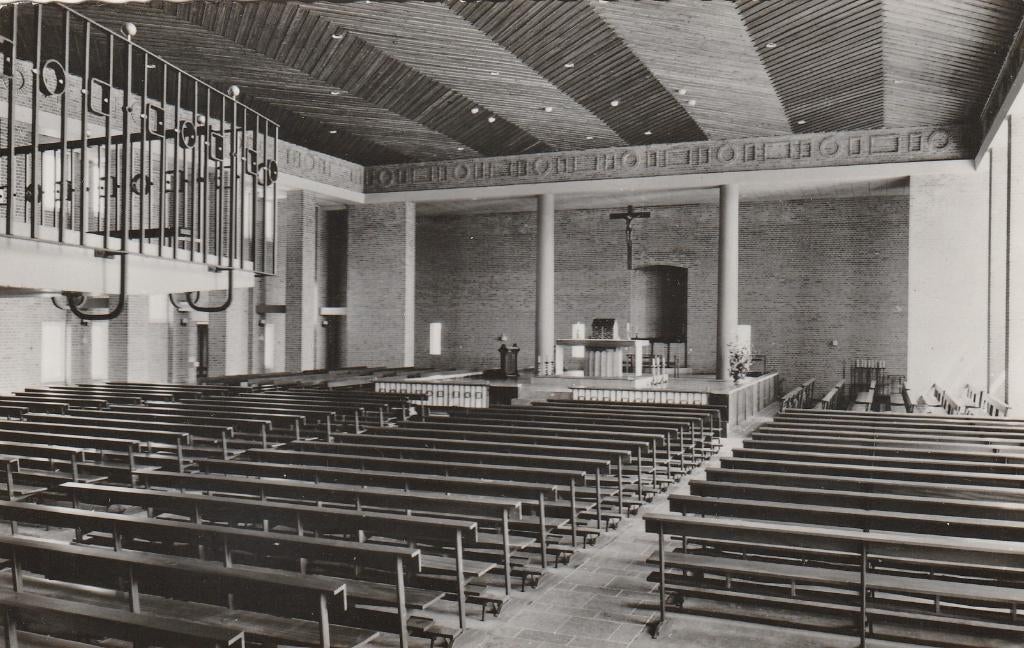 haarle-interieur sebastianuskerk, Ophalen of Verzenden, 1940 tot 1960, Friesland