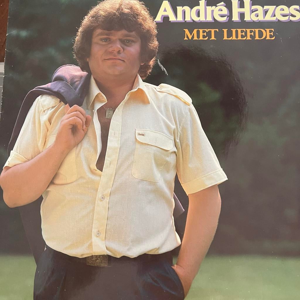 LP André Hazes - Met Liefde (Originele Persing), Cd's en Dvd's, Vinyl | Nederlandstalig, Gebruikt, Originele persing, Levenslied of Smartlap
