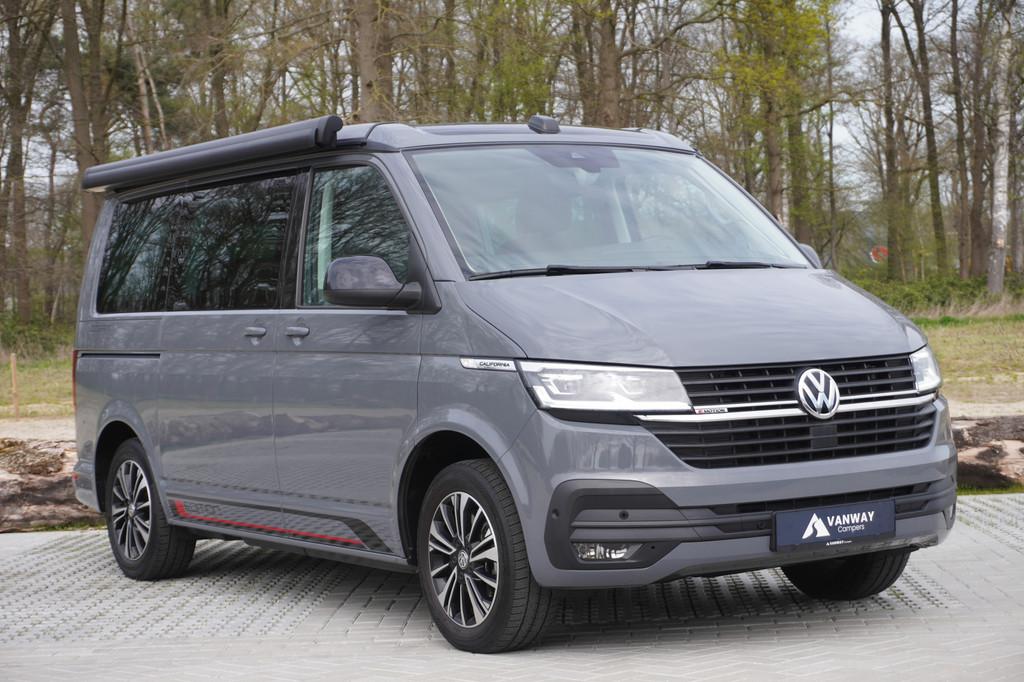 Volkswagen California Ocean Edition T6.1 204pk Automaat 4-mo, Caravans en Kamperen, Automaat, Volkswagen, Diesel, Achteruitrijcamera