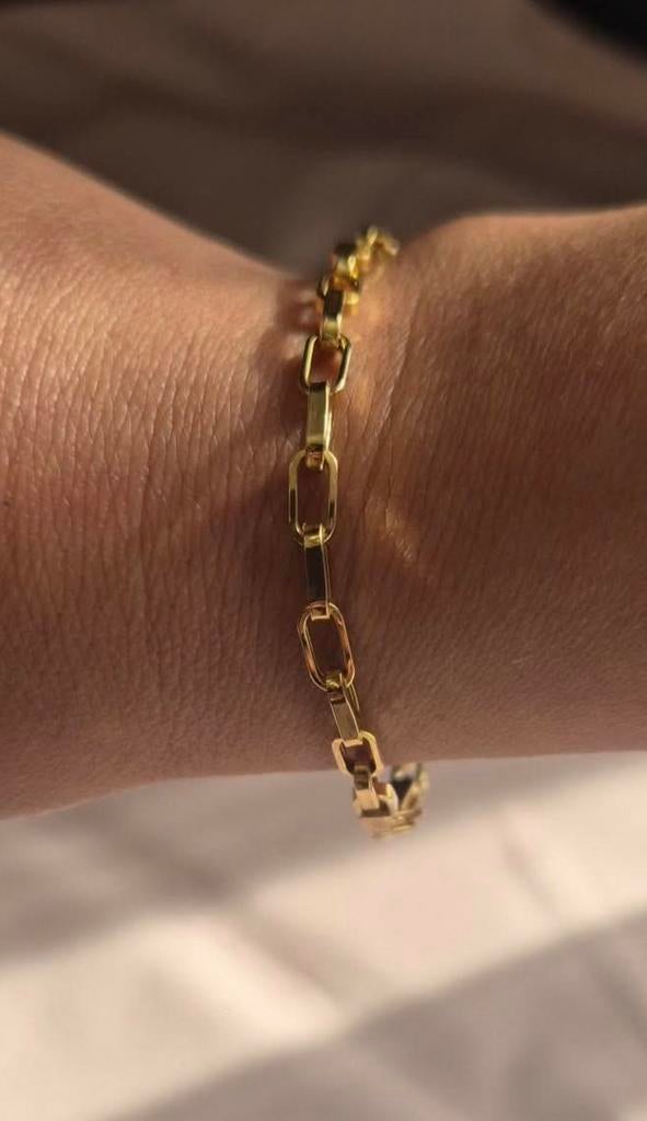 18 karaat gouden armband, Sieraden, Tassen en Uiterlijk, Armbanden, Ophalen of Verzenden, Nieuw, Goud