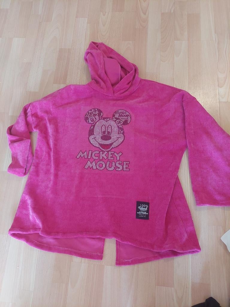 Roze Mickey Mouse trui met capuchon - niet gedragen, Kinderen en Baby's, Kinderkleding | Overige, Ophalen of Verzenden, Nieuw