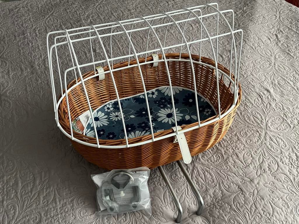 Honden fiets mand, Fietsen en Brommers, Fietsaccessoires | Fietsmanden, Ophalen, Zo goed als nieuw