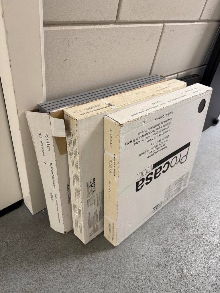 3 pakken vloertegels 45x45 cm, Doe-het-zelf en Verbouw, Tegels, Ophalen, 40 tot 60 cm, 40 tot 60 cm, Keramiek