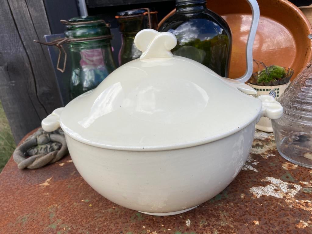 Brocante soepterrine Societe Ceramique Maestricht, Ophalen of Verzenden