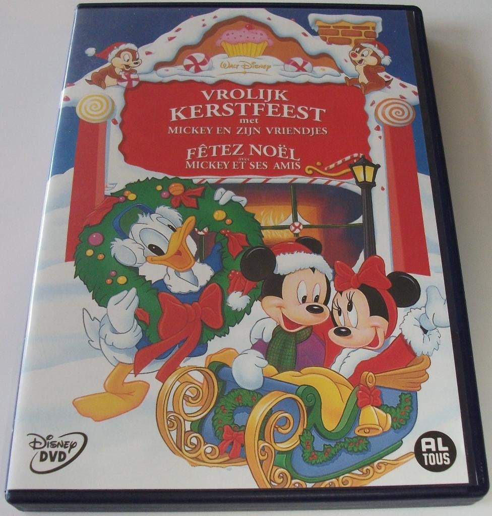 Dvd *** VROLIJK KERSTFEEST *** Walt Disney, Cd's en Dvd's, Dvd's | Kinderen en Jeugd, Zo goed als nieuw, Film, Overige genres