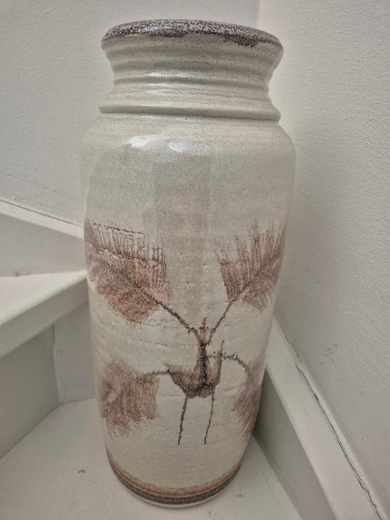 Overig1 - Bruin-beige Bay West Germany vaas 630 - 40cm (1), Antiek en Kunst, Ophalen