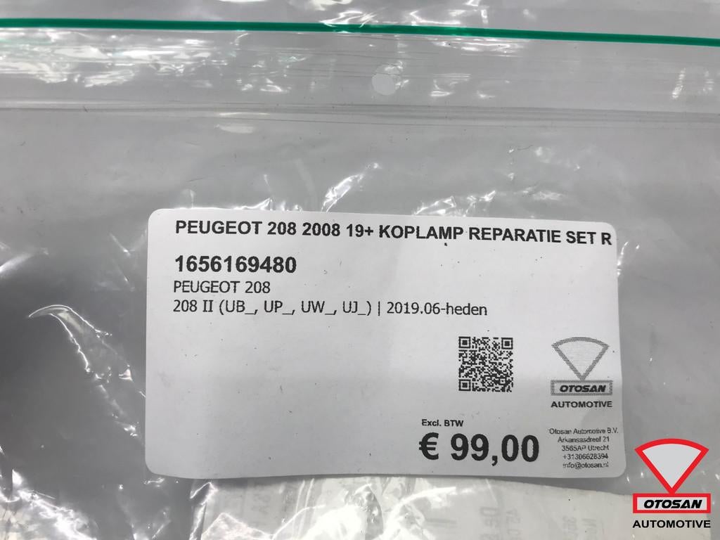 Peugeot 208 2008 19+ Koplamp Reparatie set Rechts 1656169480, Auto-onderdelen, Taurusavenue 1
2132 LS  Hoofddorp, NL, Gebruikt