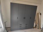 Leen Bakker Kledingkast 200x200cm met lichte vlekken, Gebruikt, 150 tot 200 cm, 150 tot 200 cm, 50 tot 75 cm