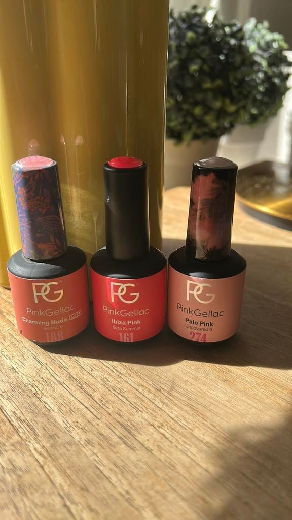 Pink Gellac nieuw!, Ophalen of Verzenden, Zo goed als nieuw, Handen en Nagels