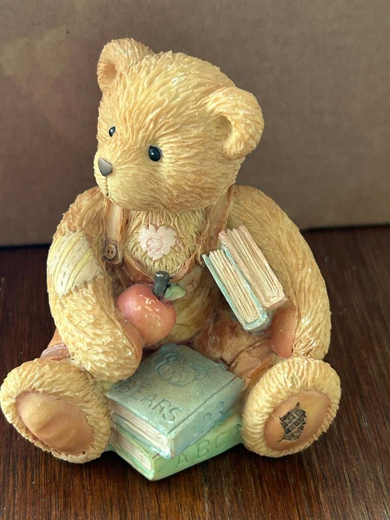 Cherished Teddies 1993 Seth, Verzamelen, Beren en Cherished Teddies, Zo goed als nieuw, Beeldje, Cherished Teddies, Ophalen