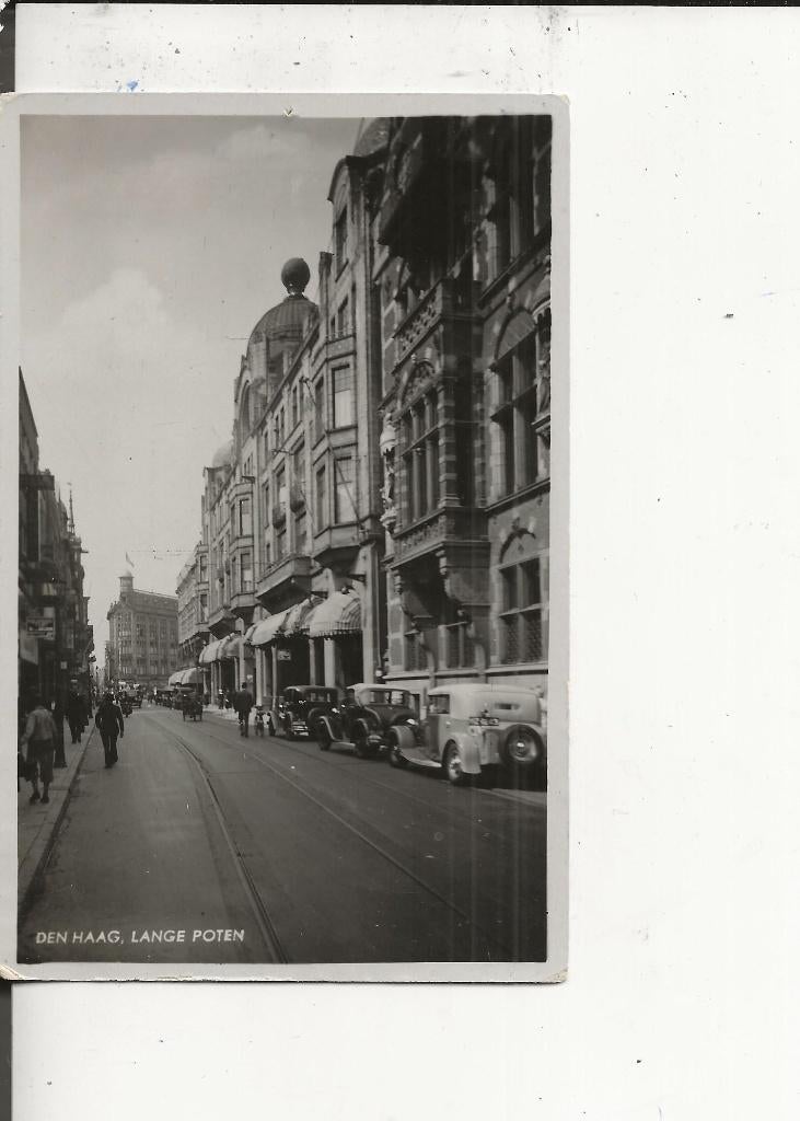 Den Haag Lange Poten 22-9-1937 naar Loosduinen, Ophalen of Verzenden, 1940 tot 1960, Gelopen, Zuid-Holland