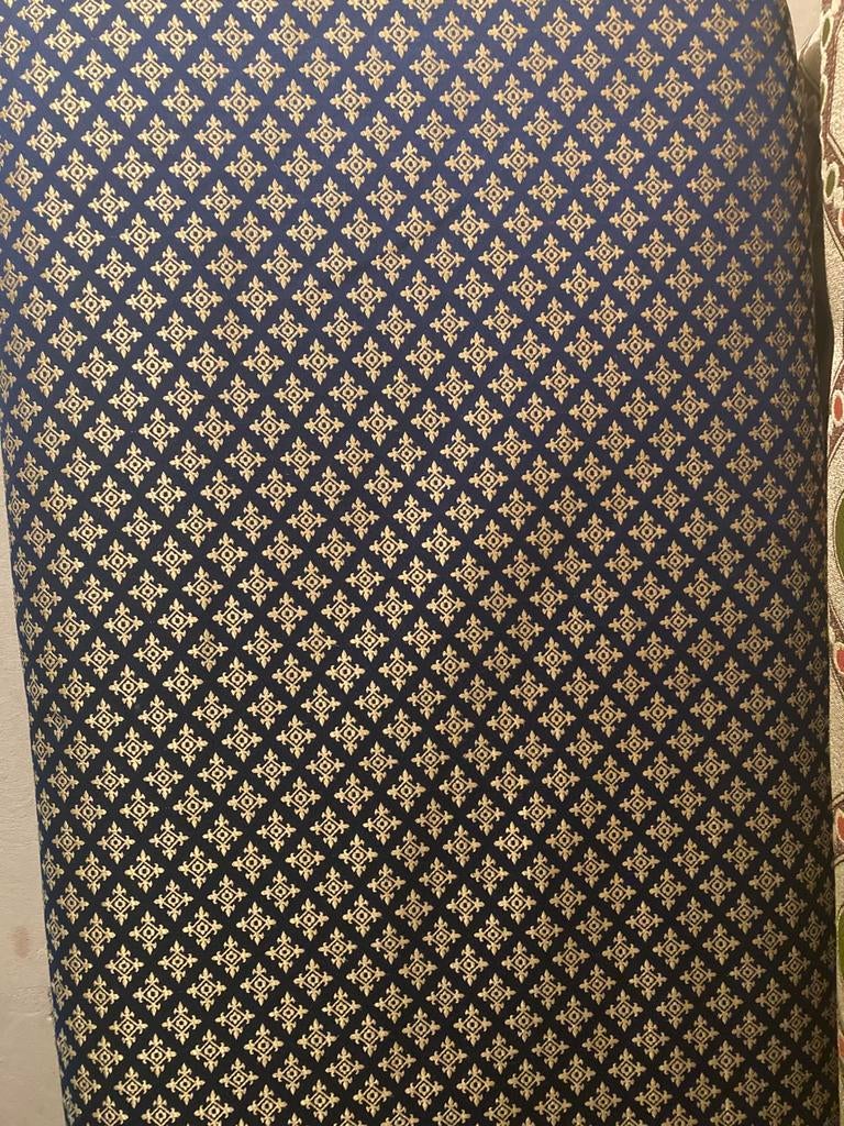 Stofbekleding voor Marokkaanse banken, Huis en Inrichting, Stoffering | Gordijnen en Lamellen, Ophalen, Zo goed als nieuw, Blauw