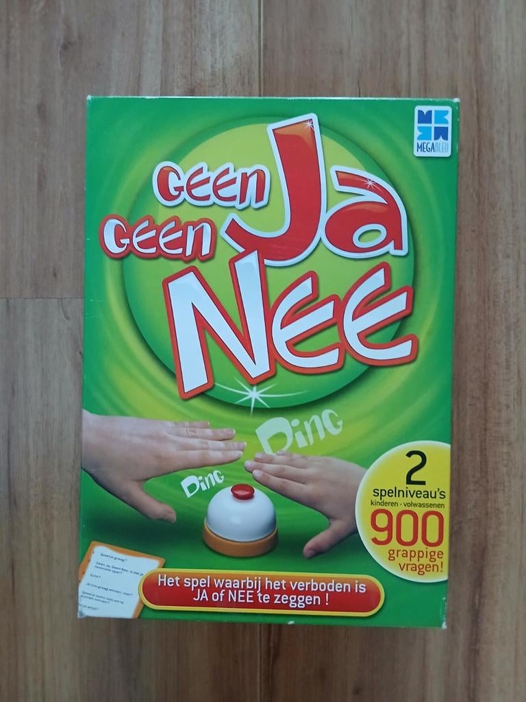 Geen Ja Geen Nee Spel - Het hilarische familiespel!, Vijf spelers of meer, Ophalen of Verzenden, Zo goed als nieuw, Megableu