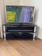 Tv hoekmeubel van Vogel’s, Ophalen, Gebruikt, 100 tot 150 cm, Glas