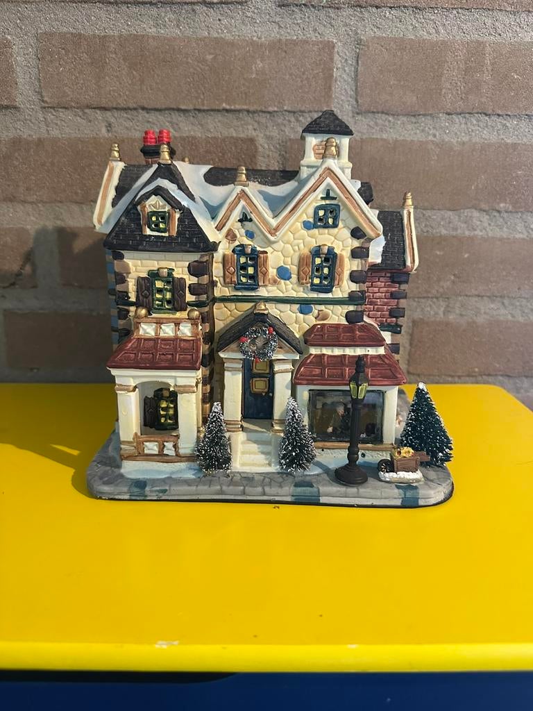 Lemax ‘white christmas, caddingto village collectie’, Diversen, Kerst, Ophalen, Zo goed als nieuw