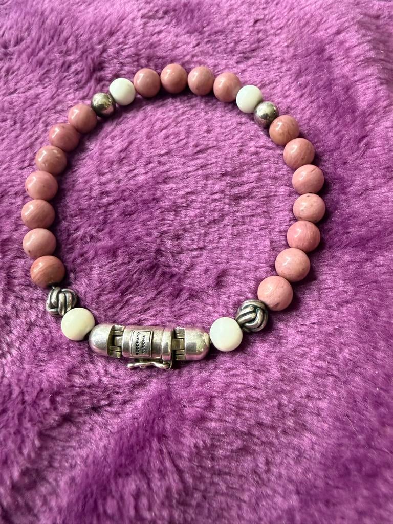 BUDDHA TO BUDDHA  SPIRIT BEAD MINI ARMBAND, Ophalen of Verzenden, Gebruikt, Roze, Overige materialen