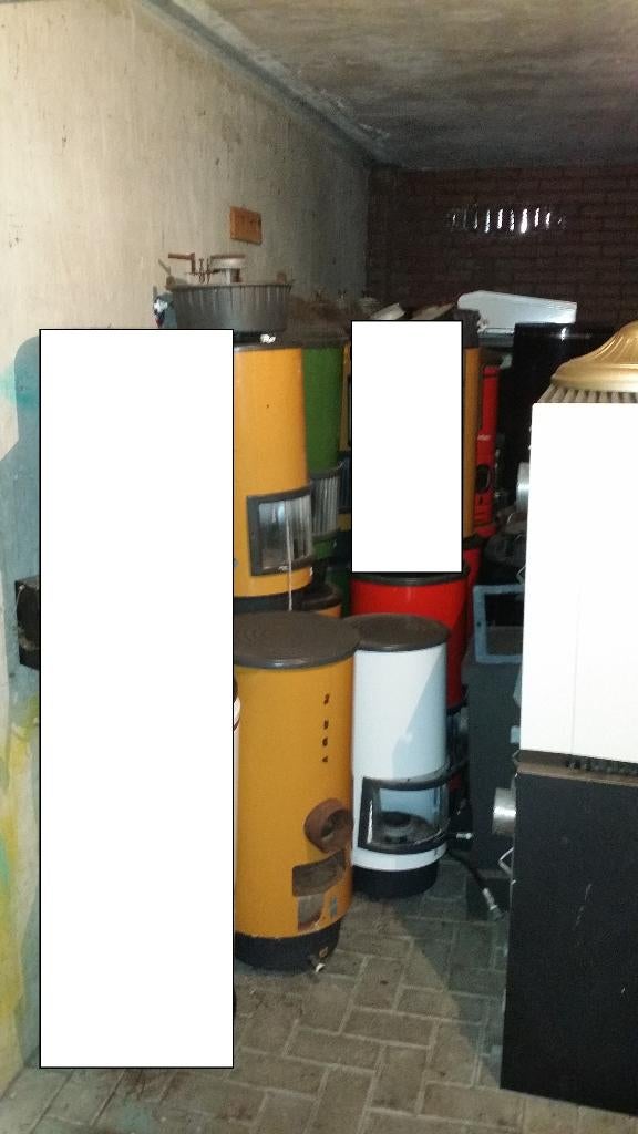 gaskachels ruitjes onderdelen reparatie, Ophalen, Gebruikt, Gas, Gaskachel