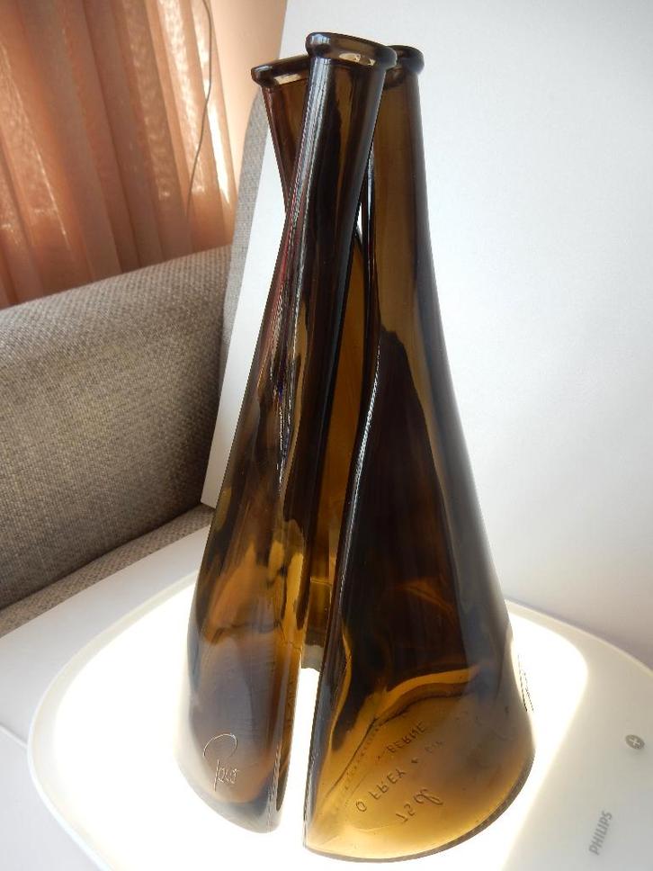 O Frey & Co Paco 3 flessen, Antiek en Kunst, Antiek | Glas en Kristal, Ophalen of Verzenden