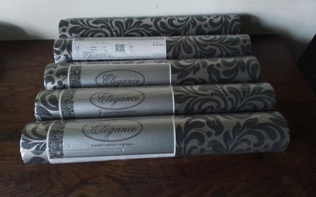 5 rollen behang van het merk elegance, Ophalen of Verzenden, Zo goed als nieuw, Overige onderwerpen