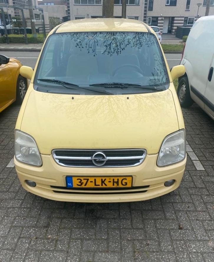 Opel Agila 1.2 I 16V 2003 Geel, Auto's, Opel, Particulier, Agila, Benzine, C, Hatchback, Handgeschakeld, Origineel Nederlands