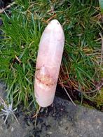 Roze Calciet Kristal Punt met Geode - Energie & Rust, Ophalen of Verzenden, Nieuw