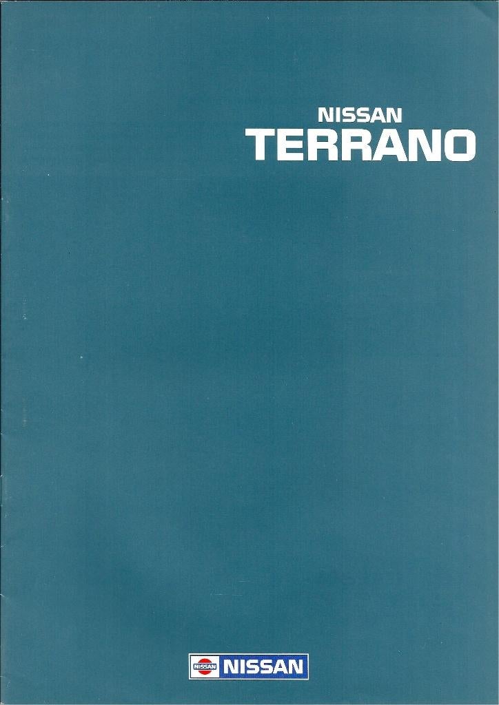 Brochure Nissan Terrano 1990, Ophalen of Verzenden, Gelezen, Nissan