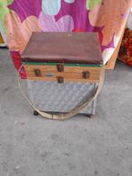 Brocante viskoffer incl., Ophalen of Verzenden