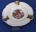 Limoges Porseleinen Asbak Romantische Scène, Ophalen of Verzenden, Porselein