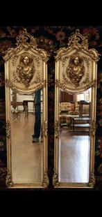 Twee prachtige Madonna amulet passpiegels., Huis en Inrichting, Woonaccessoires | Spiegels, Ophalen of Verzenden, Minder dan 100 cm