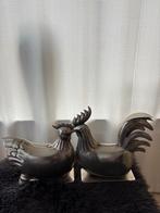 Metalen kip en haan decoratie set, Ophalen of Verzenden, Zo goed als nieuw