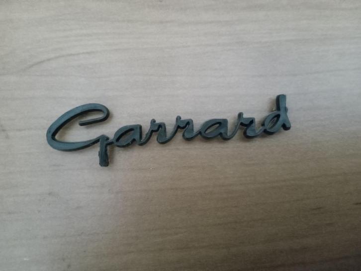 Garrard letterlogo, Audio, Tv en Foto, Platenspelers, Zo goed als nieuw, Platenspeler-onderdeel, Overige merken, Verzenden