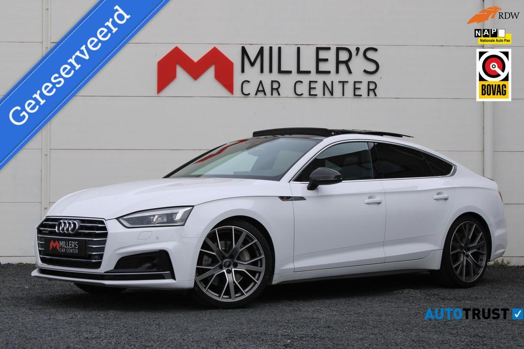 Audi A5 Sportback 45 TFSI quattro BOMVOL PANORAMA HUD 245 PK, Auto's, Automaat, 15 km/l, Gebruikt, 4 cilinders