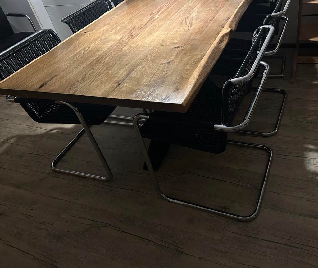 Vintage Tecta stoelen Bauhaus design 4 stuks, Huis en Inrichting, Stoelen, Ophalen, Gebruikt, Zwart, Vier