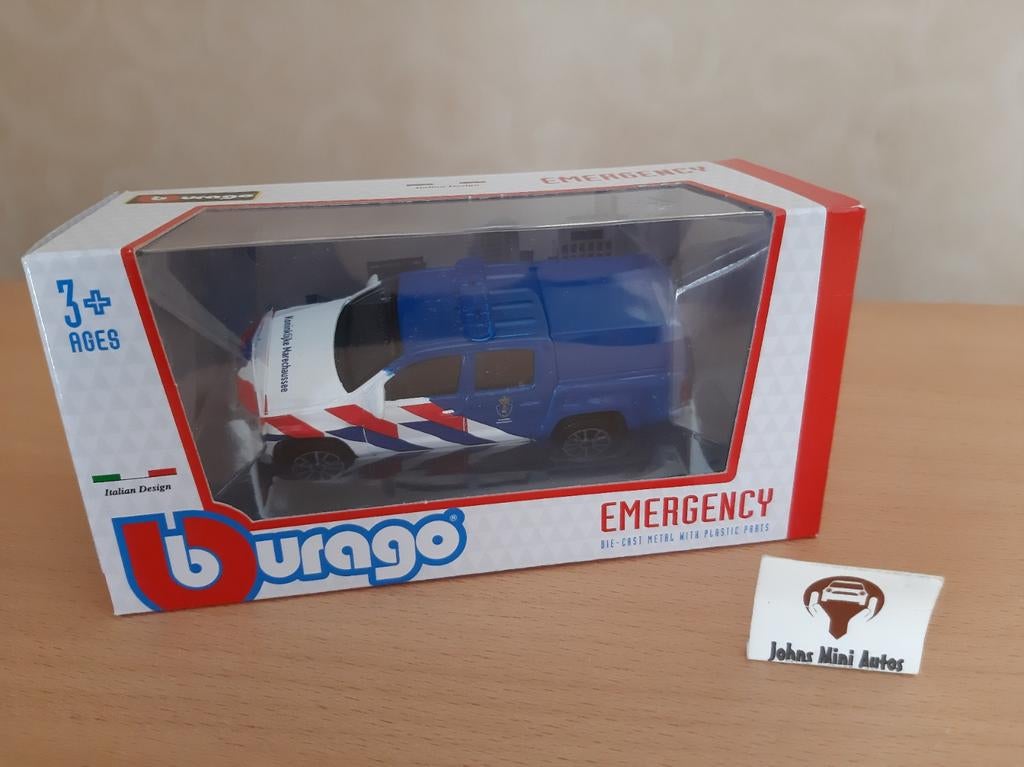Volkswagen Amarok 2011 Marechaussee NL van Bburago 1:43, Overige merken, Auto, Nieuw, Ophalen of Verzenden