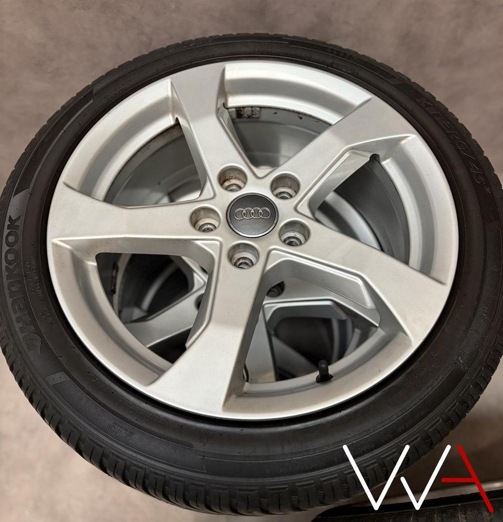 17'' Audi A3 S3 S-Line 8V velgen all season Hankook, Gebruikt, -, -, Banden en Velgen
