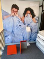 Auping auronde 1500 tafels Poppy Red oak winkelmodellen, Ophalen, Minder dan 45 cm, Nieuw, Minder dan 55 cm