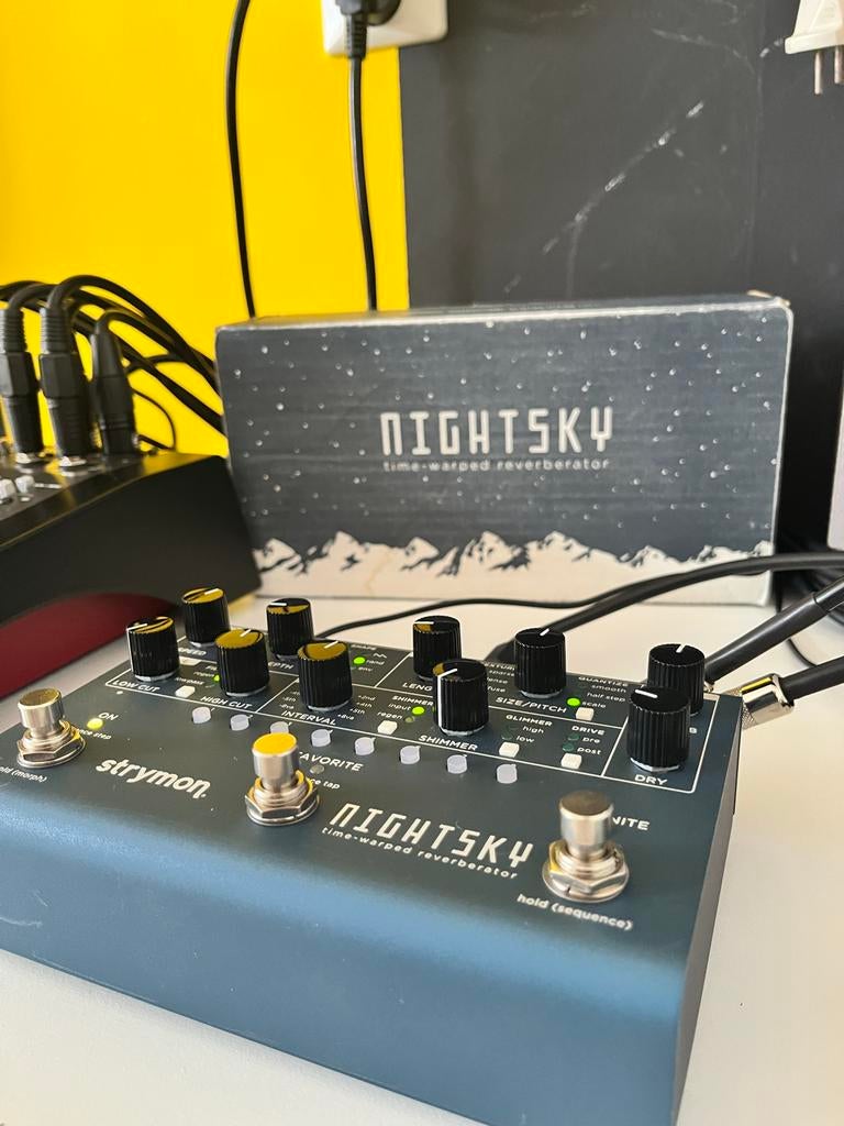 Strymon NightSky Time-Warped Reverberator Pedaal, Ophalen of Verzenden, Zo goed als nieuw, Reverb