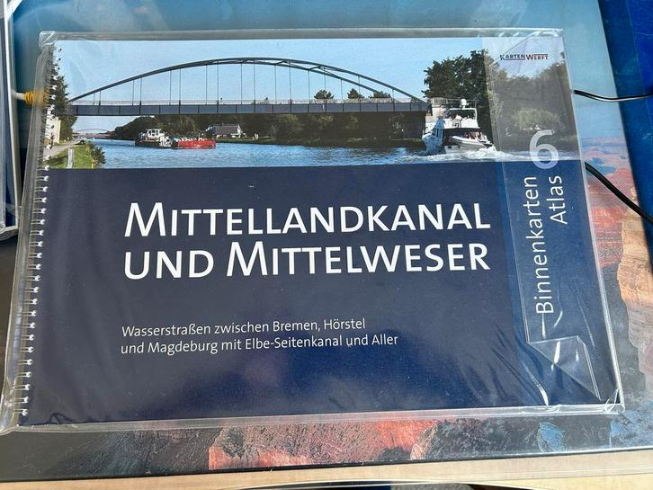 Vaarkaarten Duitsland: Mittellandkanal, Elbe-Hamburg, Berlij, Watersport en Boten, Navigatiemiddelen en Scheepselektronica, Nieuw