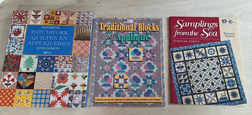 3 quiltboeken, Boeken, Hobby en Vrije tijd, Ophalen of Verzenden