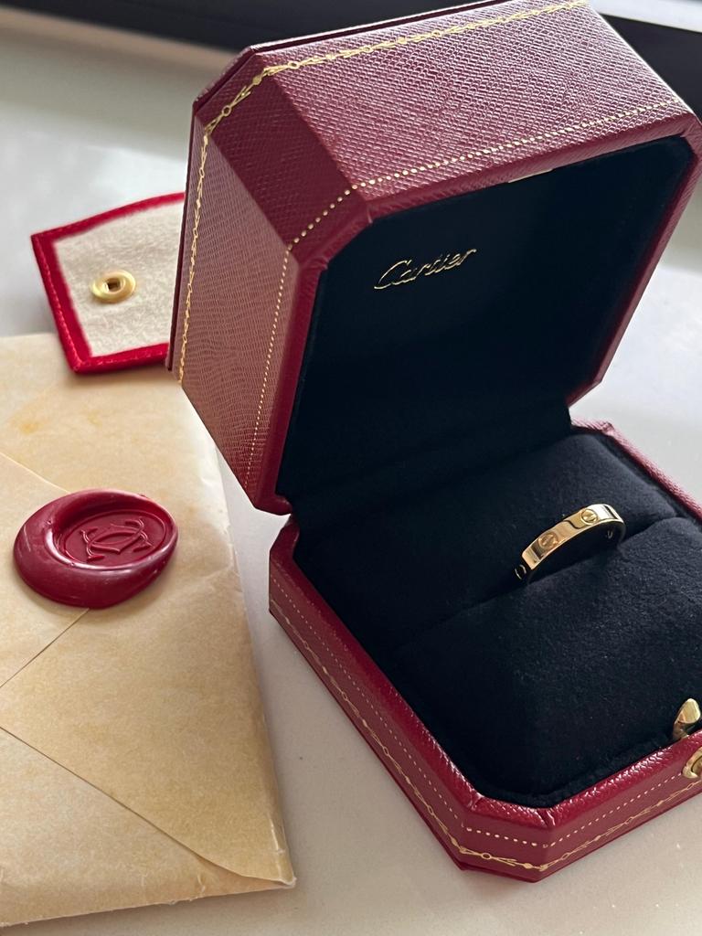 Cartier Love Ring Small - Geelgoud maat 56, Ophalen of Verzenden, Zo goed als nieuw, 17 tot 18, Dame of Heer
