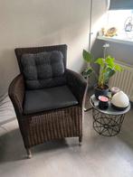 Bruine rieten stoel niet gebruikt, Ophalen, Zo goed als nieuw, Bruin, Eén