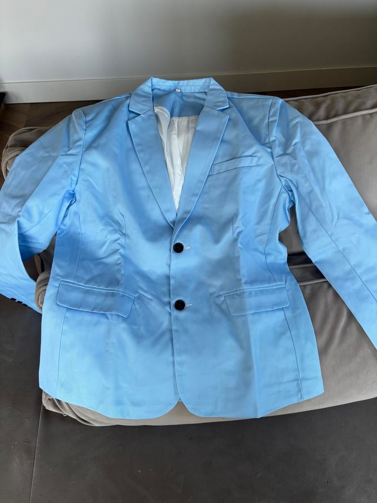 Blauw pak, Ophalen of Verzenden, Zo goed als nieuw, Overige maten, Blauw