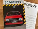 NL | Folder en specificatiebijlage Opel Kadett | 1984, Ophalen of Verzenden, Zo goed als nieuw, Opel