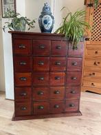 Antieke/vintage apothekerskast, kast met 20 lades, Ophalen, Gebruikt, 5 laden of meer, Minder dan 100 cm