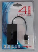 Maxxter 4 USB hub, Ophalen of Verzenden, Nieuw