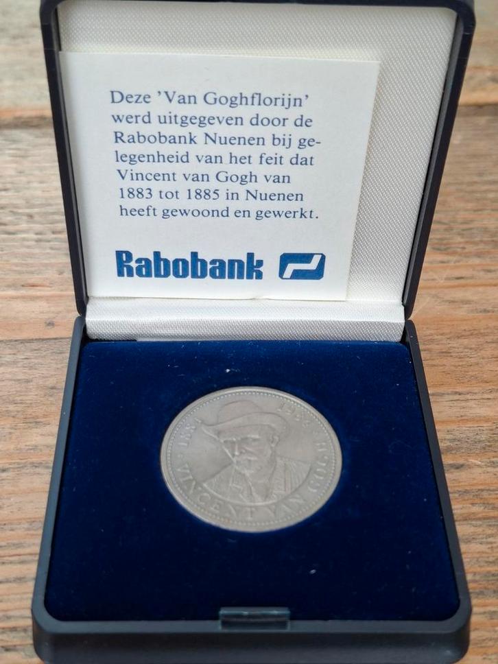 Vincent van Gogh florijn met certificaat., Postzegels en Munten, Munten | Nederland, Losse munt, Overige waardes, Koningin Beatrix