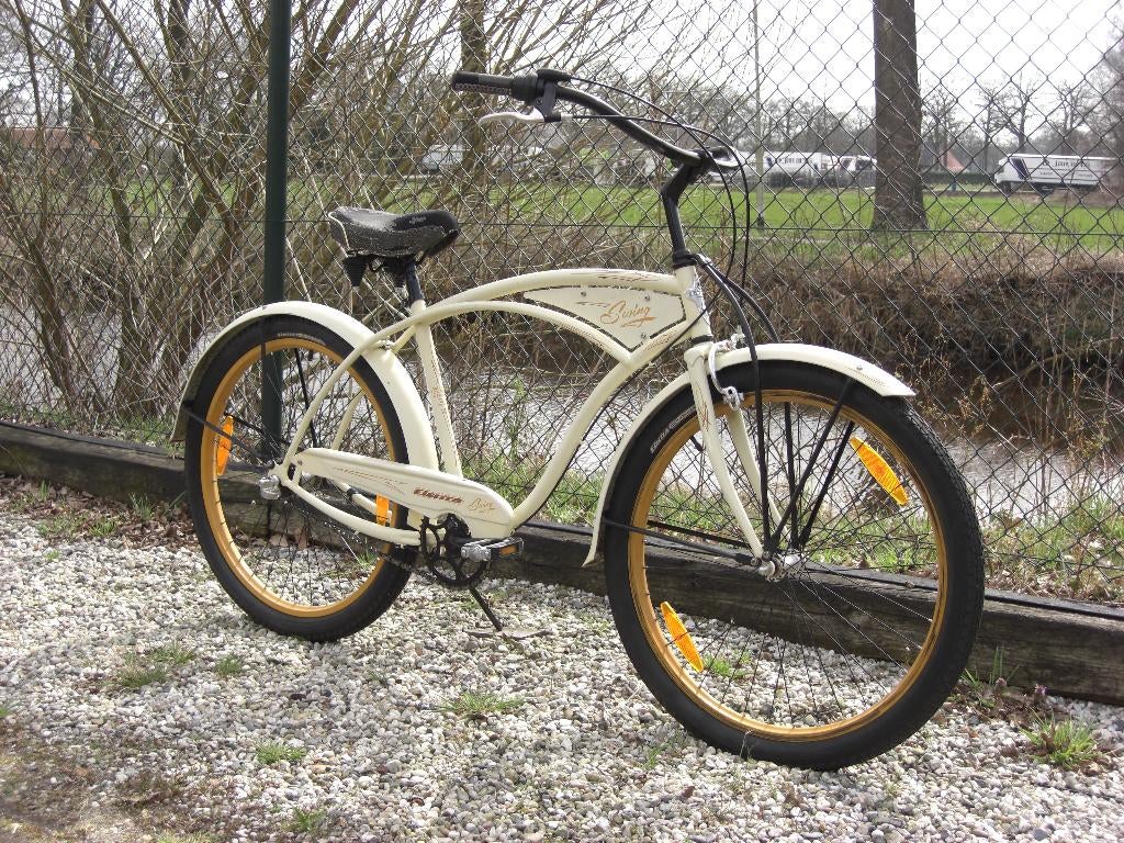 cruiser fiets, Ophalen, Gebruikt, Staal, 47 tot 51 cm